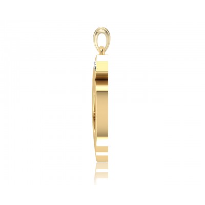 Gold Om Pendant 
